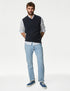 Pure Extra Fine Lambswool Sleeveless Jumper